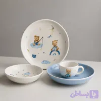 سرویس غذاخوری کودک طرح تدی