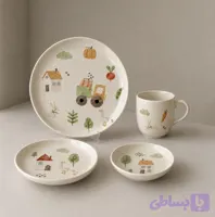 سرویس غذاخوری کودک طرح مزرعه