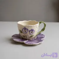 فنجان و نعلبکی بابونه