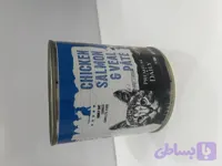 کنسرو پته گوشت مرغ و سالمون و گوساله مخصوص گربه800 گرمی