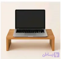 شلف رومیزی لپ تاپ و مانیتور MDF | استند مانیتور و نظم دهنده میز کار