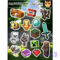 پک استیکر ضد آب ماینکرافت
