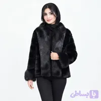 پالتو پوست زنانه یقه ایستاده مدل 1205 | پالتو روسی