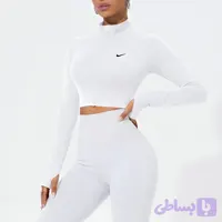 کراپ ورزشی فینگردار مدل 2556 NIKE