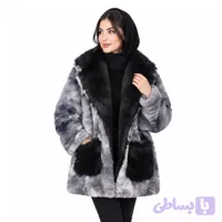 پالتو پوست یقه انگلیسی زنانه طرح چیریکی مدل P1201 | مدل روسی