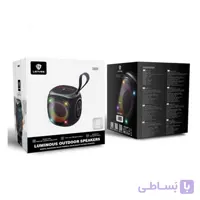 اسپیکر بلوتوثی LENYES S864 – ضدآب IPX5، نور RGB و پاوربانک