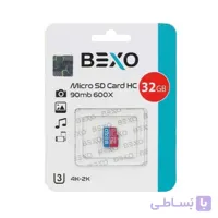 کارت حافظه میکرو BEXO Man 32GB 600X U3 – سرعت ۹۰MB/s، مناسب برای 4K و دوربین‌های ورزشی