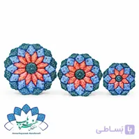 بشقاب دیوار کوب ست سه تایی- کد1510