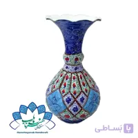 گلدان شلغمی میناکاری – کد 529