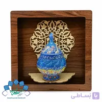 قاب و قندان میناکاری-کد1476