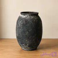 کوزه پتینه مشکی کهنه کاری شده