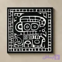 تابلو نقاشی دکوراتیو مشکی