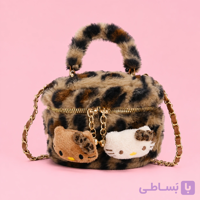 کیف دستی فانتزی کیتی پلنگی مدل ساده