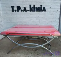 تخت معاینه پایه هلالی فلت