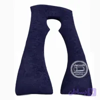بالش ال L (بارداری) کاور مخمل- مدل زیپ دار