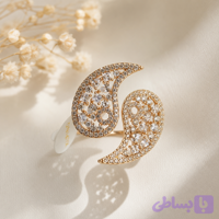 انگشتر ژوپینگ ترمه طلایی