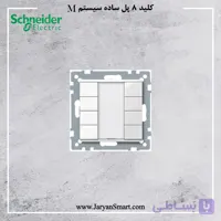 کلید هوشمند هشت پل ترموستاتیک اشنایدر سیستم M