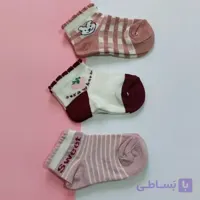 جوراب فانتزی نوزادی دخترانه شیک
