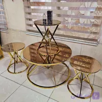 جلو مبلی و عسلی مدل الماسی، پایه فلز