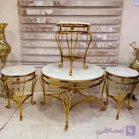 جلو مبلی و عسلی مدل کلاسیک، پایه فلز