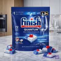 قرص ماشین ظرفشویی فینیش QUANTUM تعداد 72 تایی