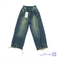 شلوار جین جورتس زنانه شست ممتاز ویژه آبی تینت رادو کد2184