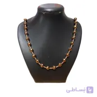 گردنبند سنگ طبیعی حدید مدل اطلس