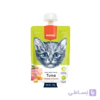 پودینگ گربه ونپی با طعم مرغ و هویج ونپی 90 گرم Wanpy Pudding