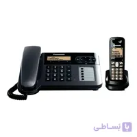 تلفن سیمی پاناسونیک مدل KX-TG6451BX همراه یک گوشی بی‌سیم