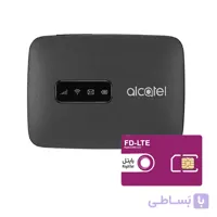 مودم 4G قابل حمل الکاتل مدل Alcatel Link Zone MW41TM به همراه سیم کارت رایتل 6 گیگ یک ماهه
