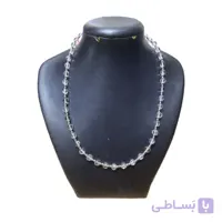 گردنبند سنگ طبیعی کوآرتز و حدید