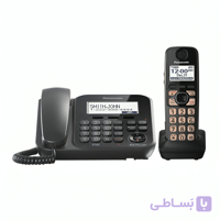 تلفن سیمی پاناسونیک مدل KX-TG4771C همراه یک گوشی بی‌سیم