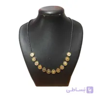 گردنبند سنگ طبیعی حدید مدل آذرخش