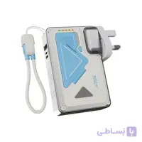 پاوربانک پاورولوجی مدل PPBCHA80-WH ظرفیت 10000 میلی آمپر ساعت