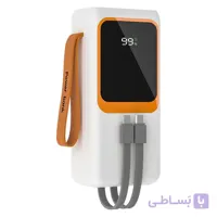 پاوربانک پی زد ایکس مدل V28 Fast Charge 22.5W Cabled ظرفیت 30000 میلی آمپر ساعت