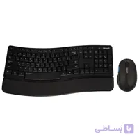 کیبورد و ماوس بی‌سیم مایکروسافت مدل Desktop Sculpt با حروف عربی