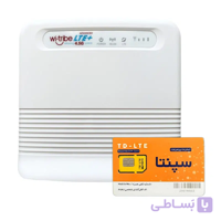 مودم TD-LTE/4.5G مدل Wi-tribe EG2030C به همراه سیم کارت سپنتا با بسته 25 گیگ یک ماهه