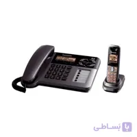 تلفن سیمی پاناسونیک مدل Panasonic KX-TG1061C همراه یک گوشی بی‌سیم