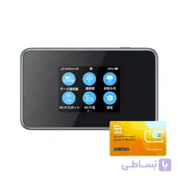 مودم 3G/4G/4.5G/TD-LTE قابل حمل زد تی ای مدل Pocket WiFi 802ZT به همراه سیم کارت تک نت 90 گیگ سه ماهه