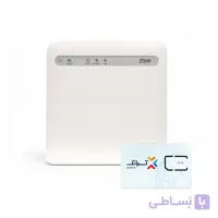 مودم روتر 4G/LTE زد تی ای مدل ZTE-MF253S به همراه سیم کارت آسیاتک 30 گیگ سه ماهه