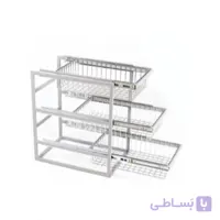 سبد چند منظوره ریلی 3 طبقه آدلان مدل هومان