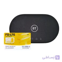 مودم 4.5G قابل حمل آلکاتل مدل BT71 به همراه سیم کارت تک نت با بسته 90 گیگ سه ماهه