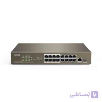 سوییچ 16 پورت تندا مدل TEF1118P-16-150W 16 10/100Mbps +1 Gigabit/SFP POE Slots Switch