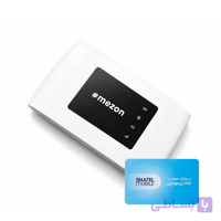 مودم 4G قابل حمل زد تی ای مدل Mezon MF920V با قابلیت انتقال تصویر به همراه سیم کارت لوتوس تل 200 گیگ دو ماهه