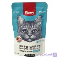 پوچ گربه ونپی با طعم ماهی تن 80 گرم Wanpy Pouch