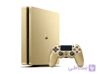 کنسول بازی سونی مدل PlayStation 4 Slim 1TB Gold Limited Edition Console Bundle ظرفیت 1TB – استوک