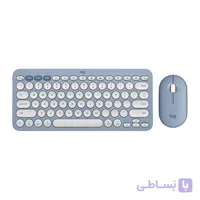 کیبورد و ماوس بی‌سیم لاجیتک مدل Logitech PEBBLE2 COMBO