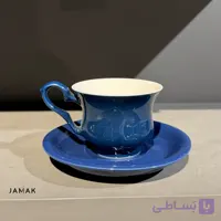 فنجان نعلبکی چینی طرح انگلیسی