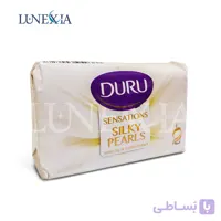 صابون آرایشی دورو حاوی عصاره گل سوسن و پنبه دانه 90 گرمی بسته 1 عددی
