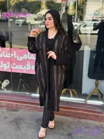 مانتو حریر سنگ دوزی تابستونی